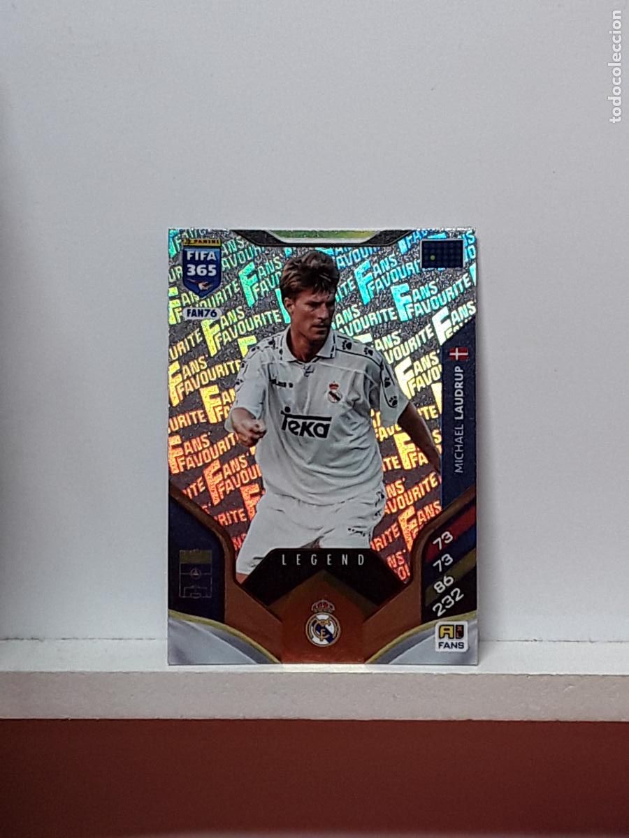 Cromos de F&uacute;tbol: FIFA 365 ADRENALYN 2025 2026 25 26 ALBUM PANINI LIGA N FAN76 FAN 76 REAL MADRID MICHAEL LAUDRUP