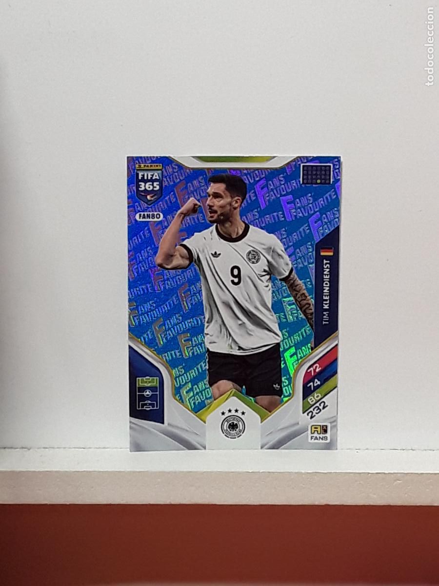 Cromos de F&uacute;tbol: FIFA 365 ADRENALYN 2025 2026 25 26 ALBUM PANINI LIGA N FAN80 FAN 80 ALEMANIA TIM KLEINDIENST