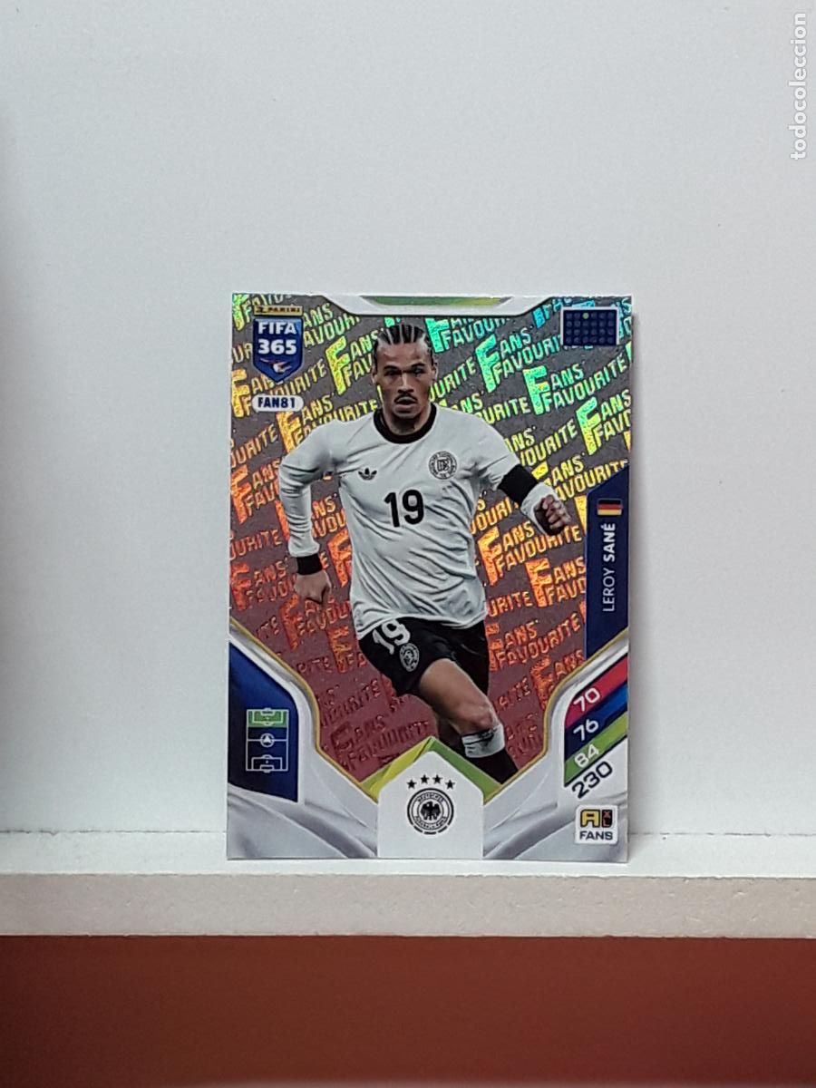 Cromos de F&uacute;tbol: FIFA 365 ADRENALYN 2025 2026 25 26 ALBUM PANINI LIGA N FAN81 FAN 81 ALEMANIA LEROY SANE