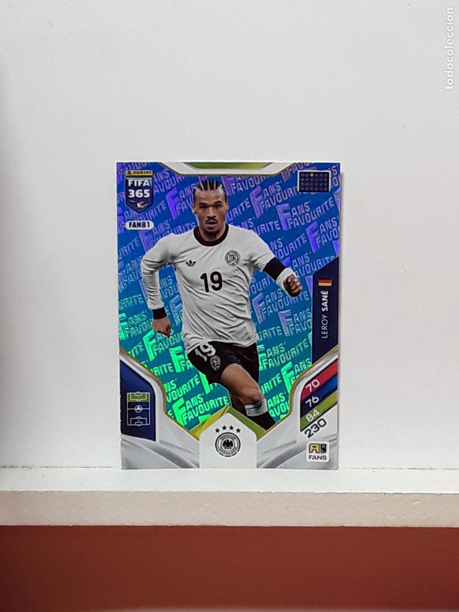Cromos de F&uacute;tbol: FIFA 365 ADRENALYN 2025 2026 25 26 ALBUM PANINI LIGA N FAN81 FAN 81 ALEMANIA AZUL LEROY SANE