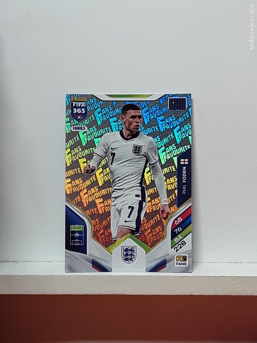 Cromos de F&uacute;tbol: FIFA 365 ADRENALYN 2025 2026 25 26 ALBUM PANINI LIGA N FAN85 FAN 85 INGLATERRA PHIL FODEN