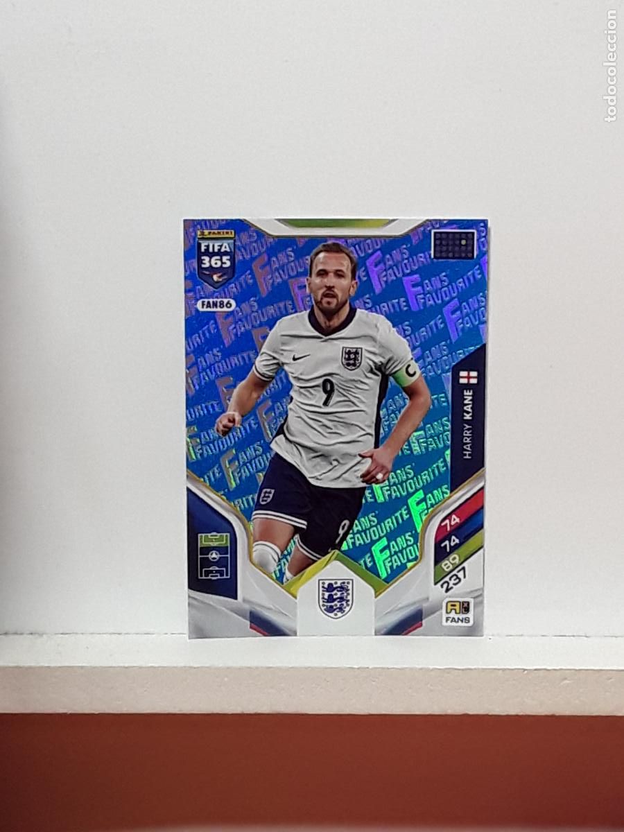 Cromos de F&uacute;tbol: FIFA 365 ADRENALYN 2025 2026 25 26 ALBUM PANINI LIGA N FAN86 FAN 86 INGLATERRA HARRY KANE