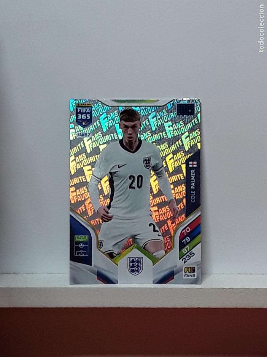 Cromos de F&uacute;tbol: FIFA 365 ADRENALYN 2025 2026 25 26 ALBUM PANINI LIGA N FAN87 FAN 87 INGLATERRA COLE PALMER