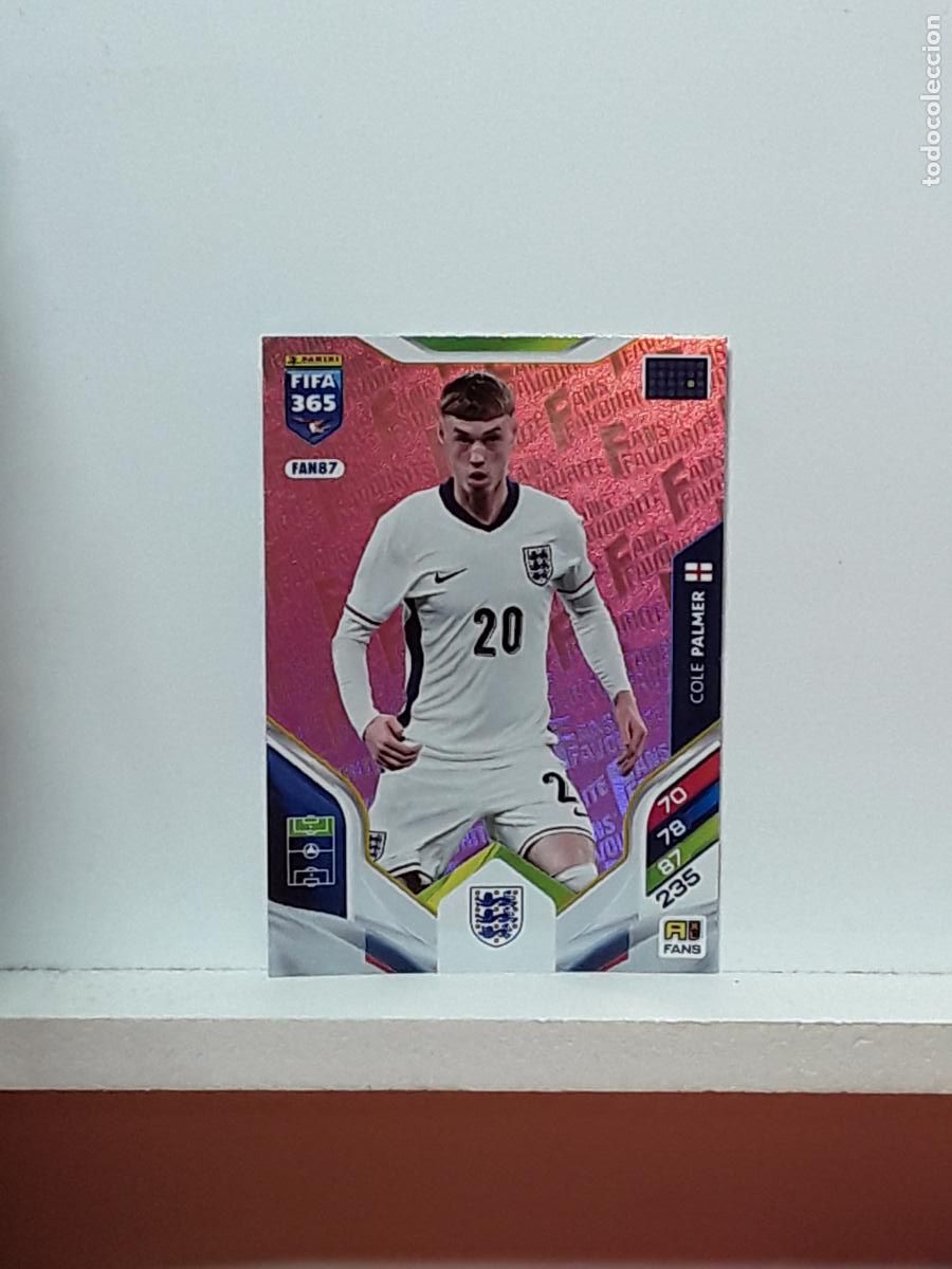Cartes &agrave; collectionner de Football: FIFA 365 ADRENALYN 2025 2026 25 26 ALBUM PANINI LIGA N FAN87 FAN 87 INGLATERRA ROSA COLE PALMER
