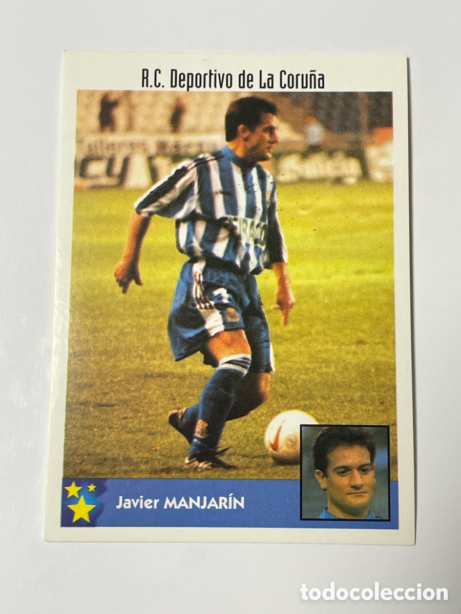Cartes &agrave; collectionner de Football: Javier Manjarin Deportivo de La Coru&ntilde;a Los mejores equipos de Europa 1997/98 #92