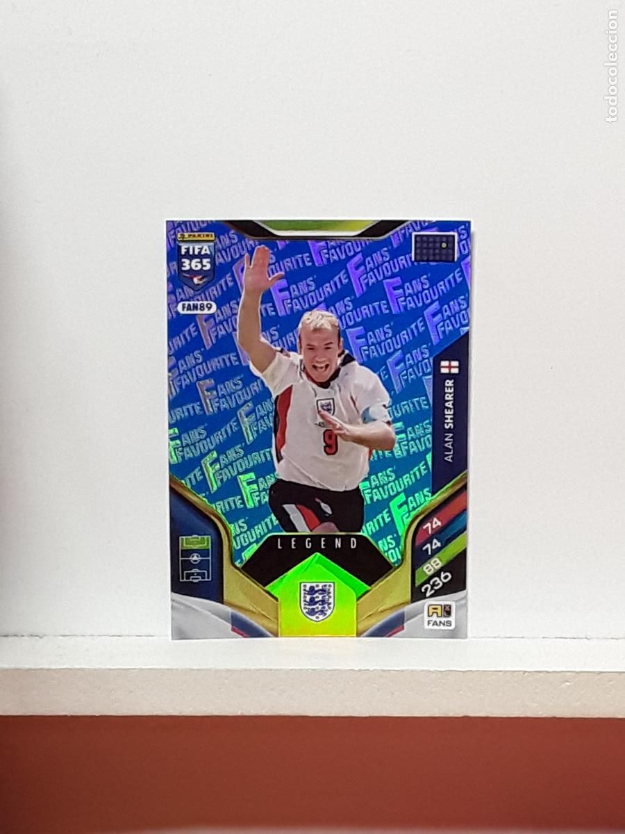 Cartes &agrave; collectionner de Football: FIFA 365 ADRENALYN 2025 2026 25 26 ALBUM PANINI LIGA N FAN89 FAN 89 INGLATERRA AZUL ALAN SHEARER