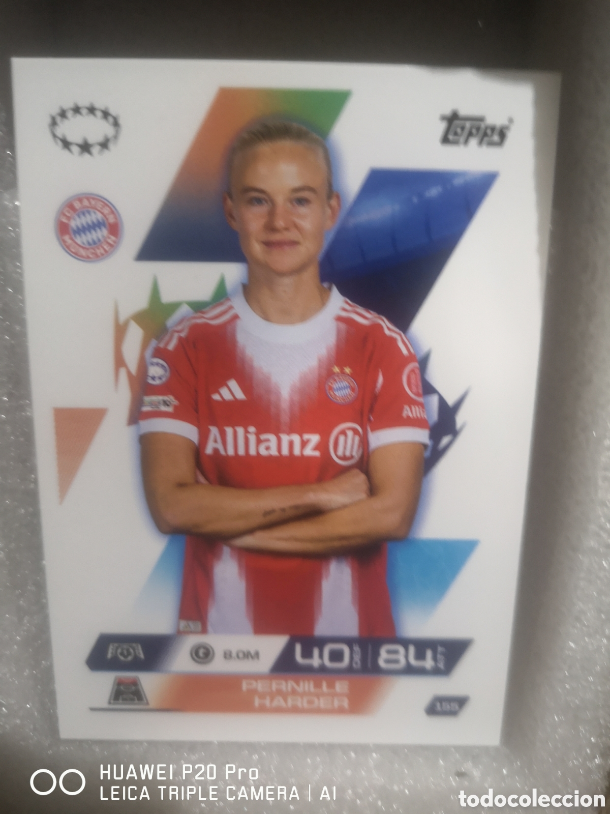 Cromos de F&uacute;tbol: MATCH ATTAX EXTRA 2025 2026 PERNILLE HARDER BAYERN MUNCHEN UEFA WOMEN'S 155