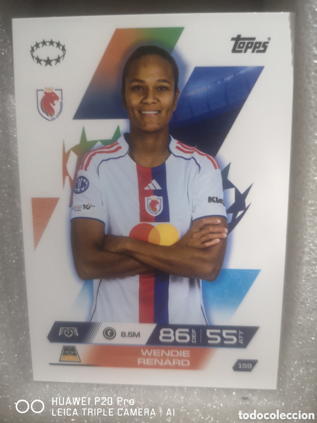 Cromos de F&uacute;tbol: MATCH ATTAX EXTRA 2025 2026 WENDIE RENARD OL LYONNES UEFA WOMEN'S 159