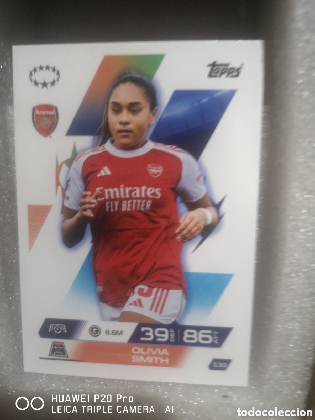 Cromos de F&uacute;tbol: MATCH ATTAX EXTRA 2025 2026 OLIVIA SMITH ARSENAL UEFA WOMEN'S 130