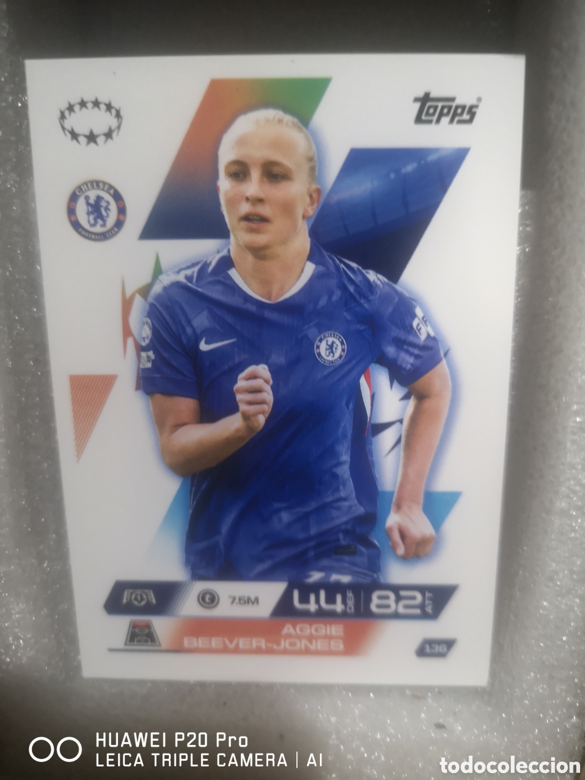Cromos de F&uacute;tbol: MATCH ATTAX EXTRA 2025 2026 AGGIE BEEVER JONES CHELSEA UEFA WOMEN'S 136