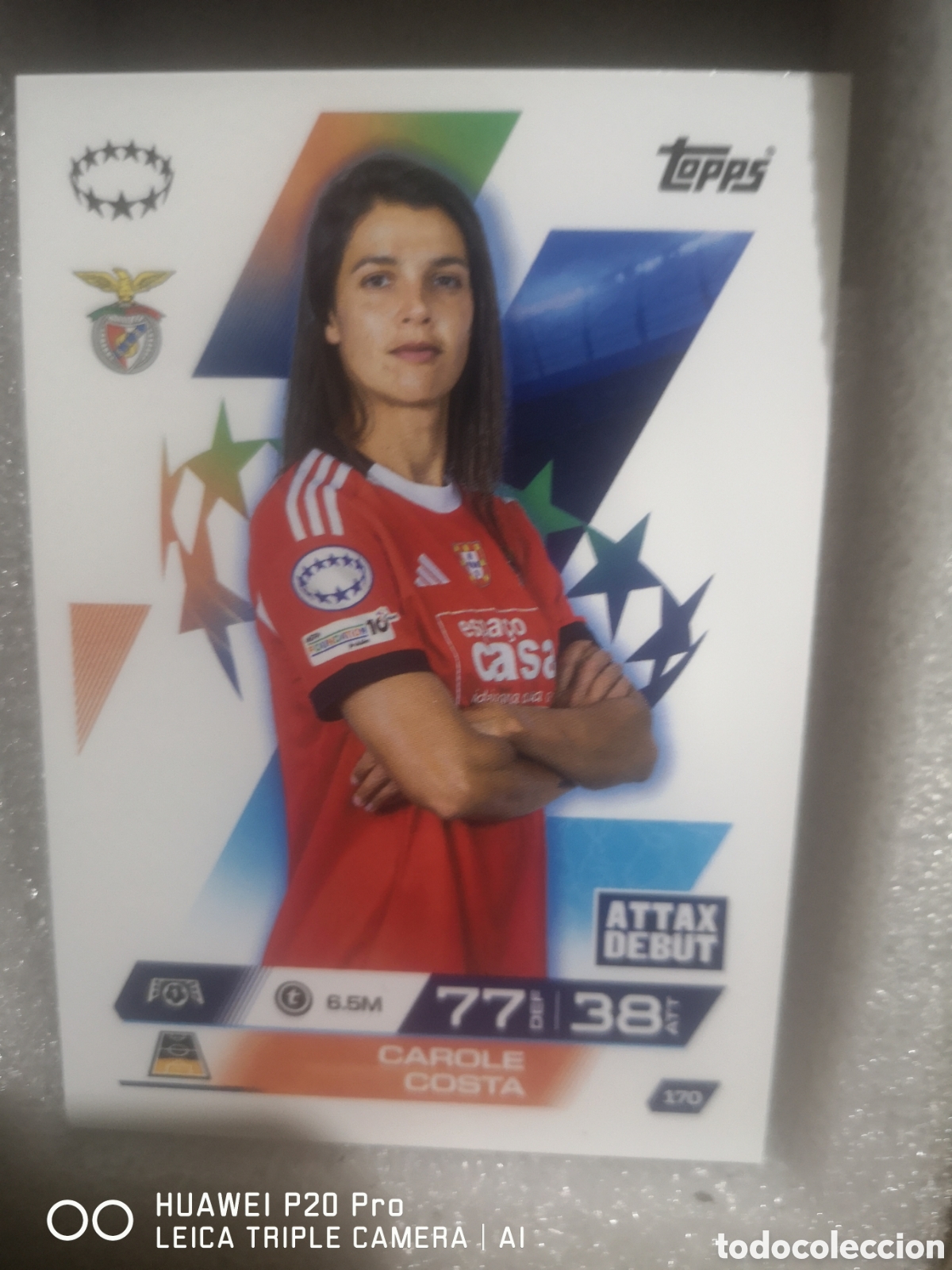 Cromos de F&uacute;tbol: MATCH ATTAX EXTRA 2025 2026 CAROLE COSTA BENFICA UEFA WOMEN'S 170