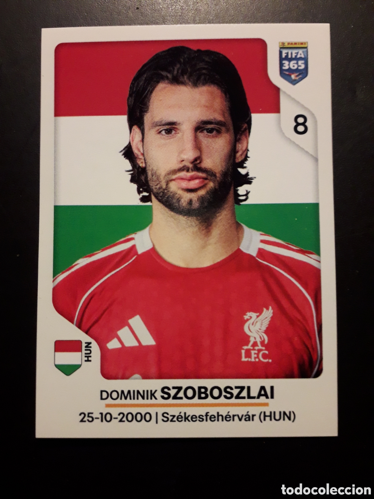 Cromos de F&uacute;tbol: SZOBOSZLAI, LIVERPOOL N&deg; 90 FIFA 365 STICKER 2026 PEDIDO M&Iacute;NIMO 3&euro;