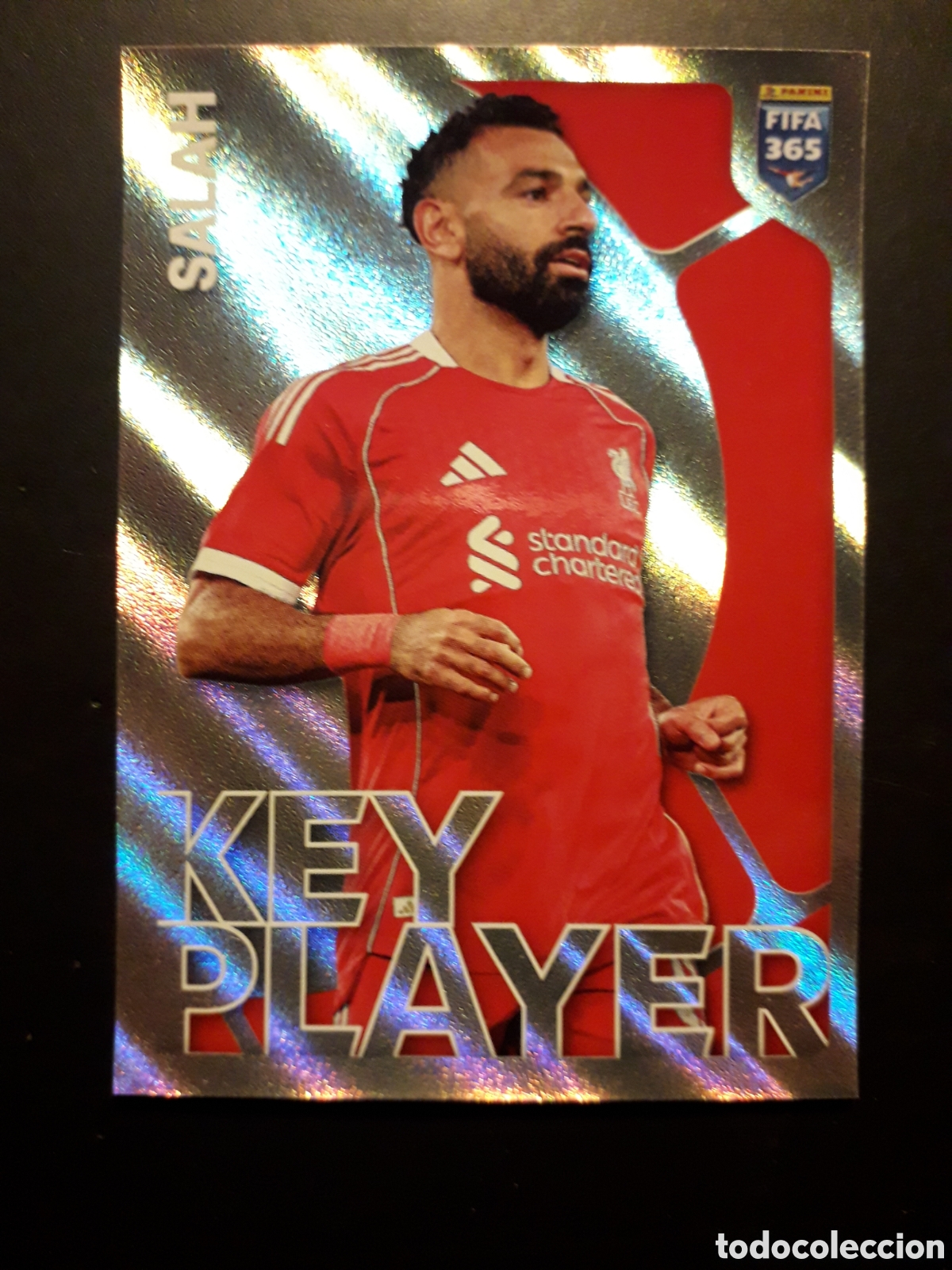 Cromos de F&uacute;tbol: SALAH, LIVERPOOL N&deg; 93 FIFA 365 PANINI STICKER 2026 PEDIDO M&Iacute;NIMO 3&euro;