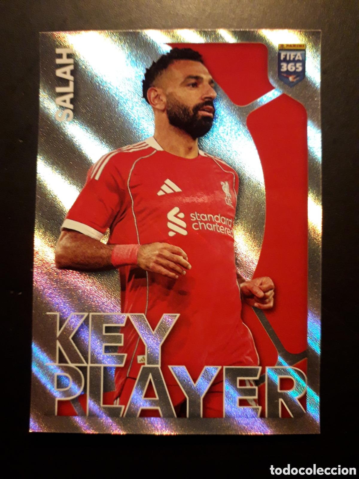 Cromos de F&uacute;tbol: SALAH, LIVERPOOL N&deg; 93 FIFA 365 PANINI STICKER 2026 PEDIDO M&Iacute;NIMO 3&euro;