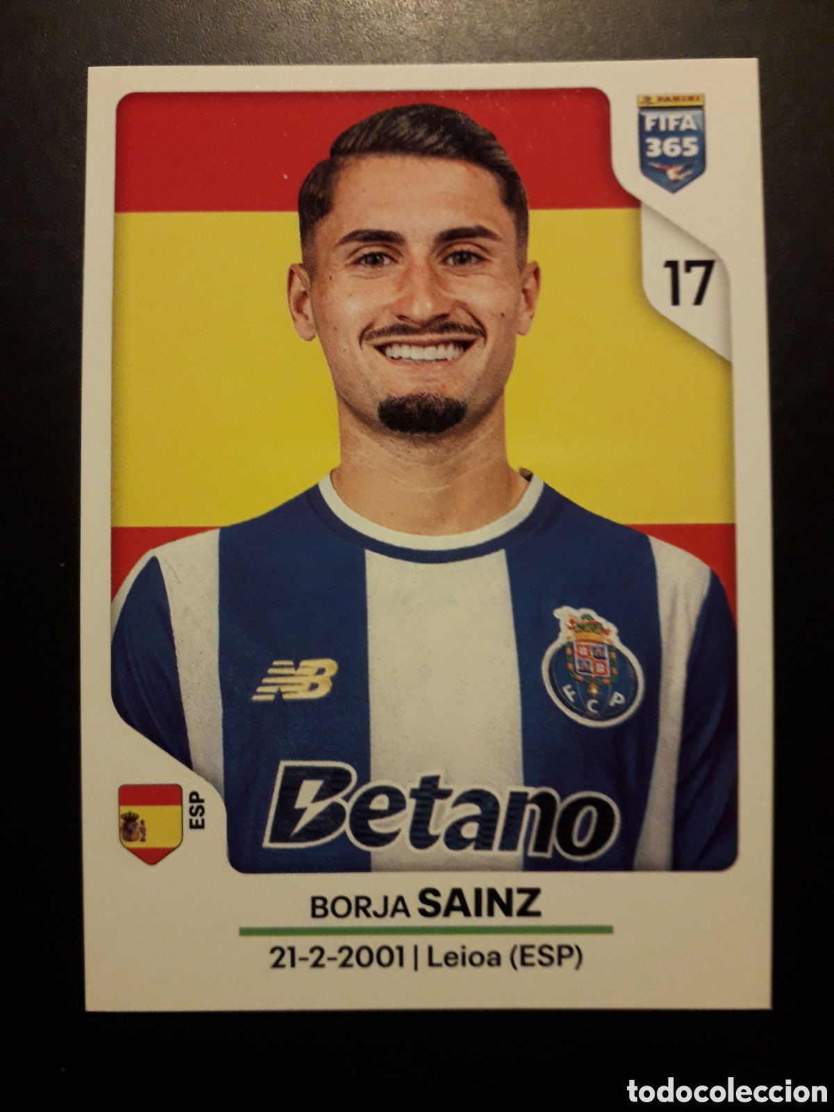 Football Stickers: BORJA SAINZ OPORTO, N&deg; 402 FIFA 365 PANINI STICKER 2026 PEDIDO M&Iacute;NIMO 3&euro;
