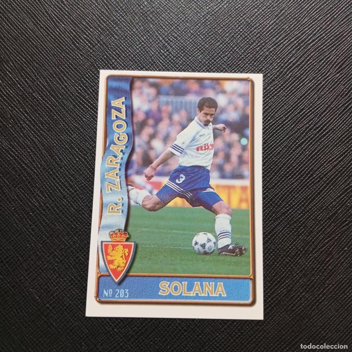 Cromos de F&uacute;tbol: 203 SOLANA ZARAGOZA MUNDICROMO 1996 1997 CROMO FUTBOL LIGA 96 97 - A206 PG30