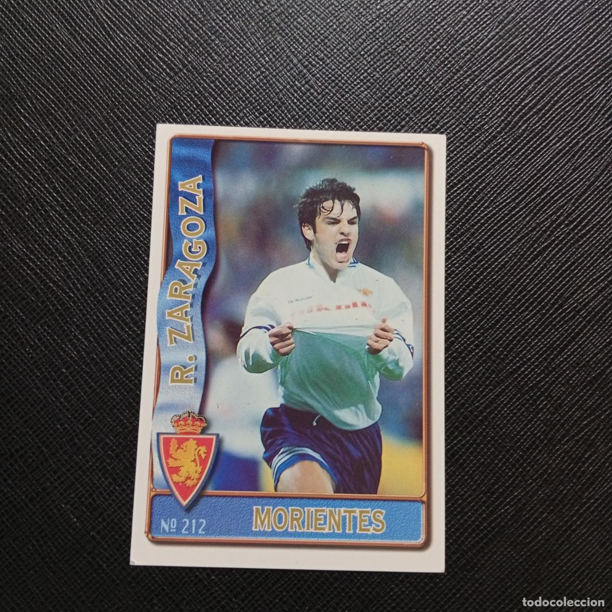 Cromos de F&uacute;tbol: 212 MORIENTES ZARAGOZA MUNDICROMO 1996 1997 CROMO FUTBOL LIGA 96 97 - A206 PG31