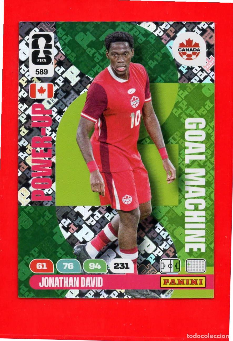 Cromos de Futebol: 589 Jonathan David - C&aacute;nada - Goal Machine - World Cup Mundial 2026