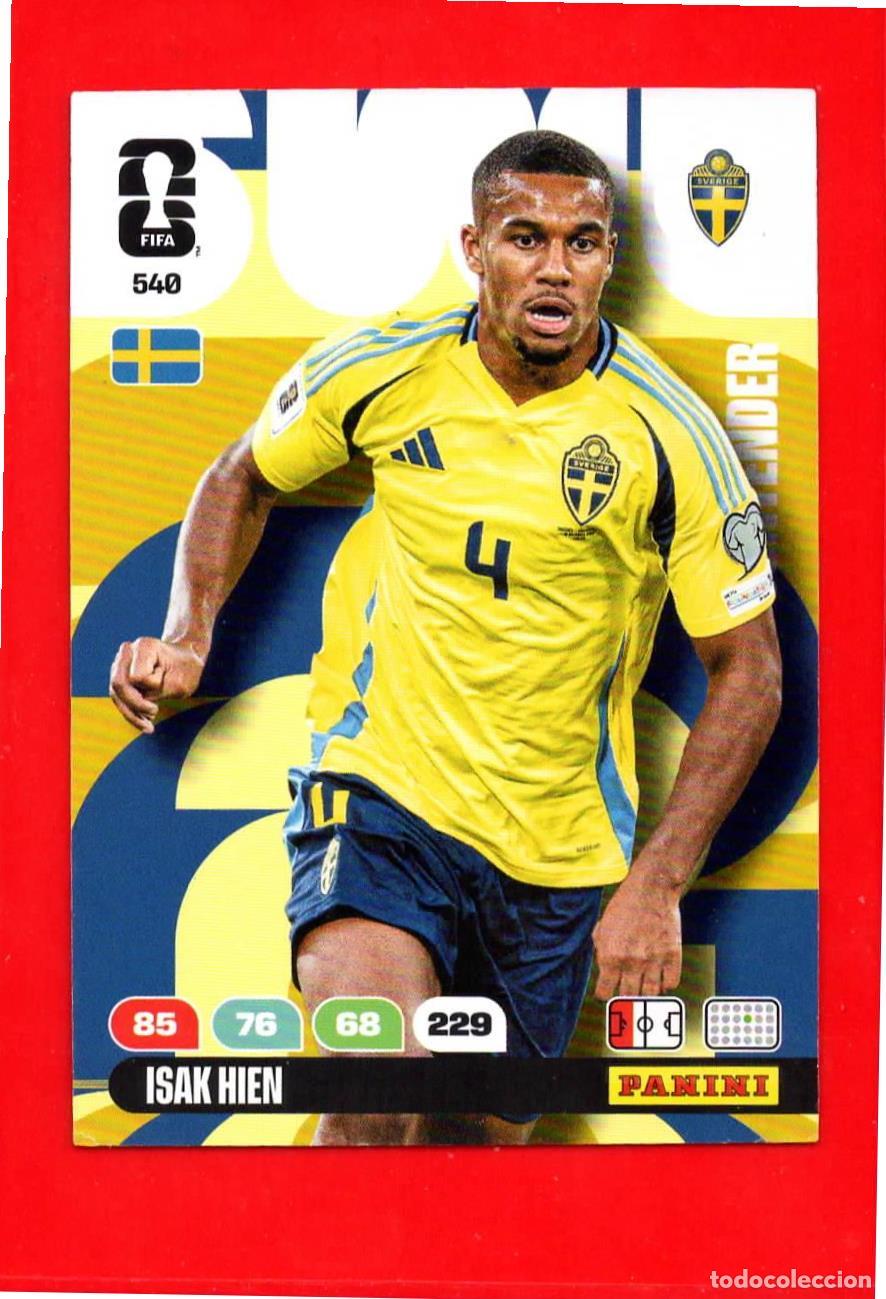 Cromos de Futebol: 540 Isak Hien - Suecia - World Cup Mundial 2026