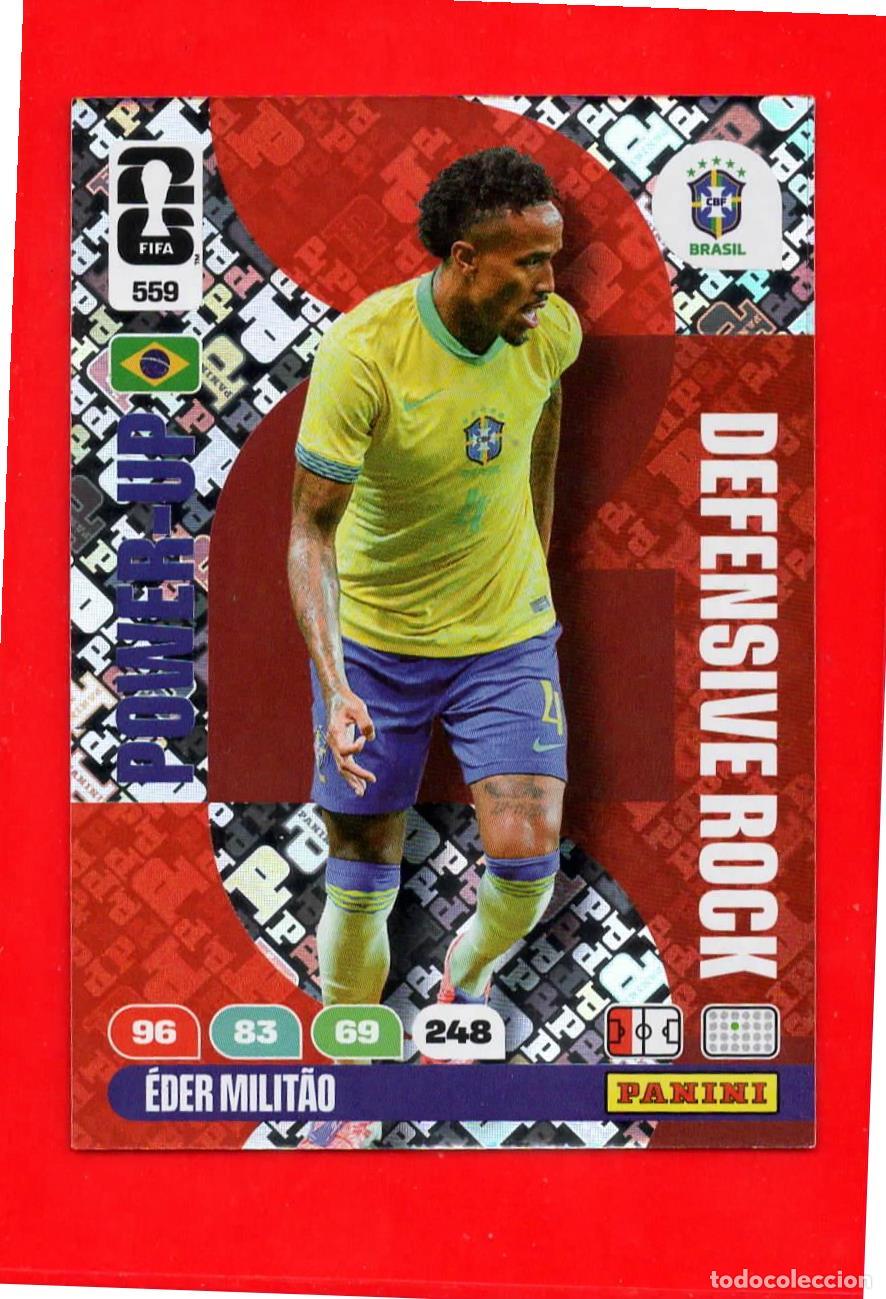 Cromos de Futebol: 559 Eder Militao - Brasil - Defensive Rock - World Cup Mundial 2026