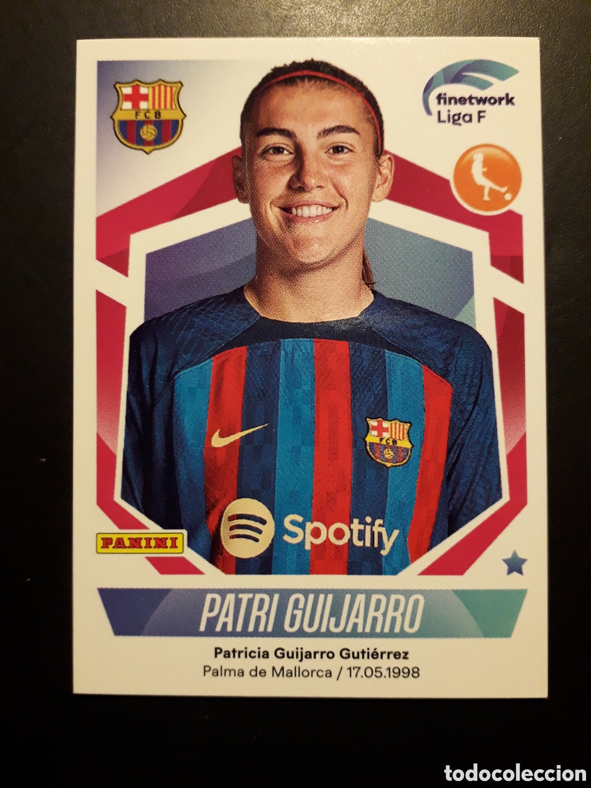 Cromos de F&uacute;tbol: PATRI GUIJARRO FC BARCELONA N&deg; 126 LIGA F FEMENINA 2022 2023 22 23 PANINI SIN PEGAR PEDIDO M&Iacute;NIMO 3&euro;