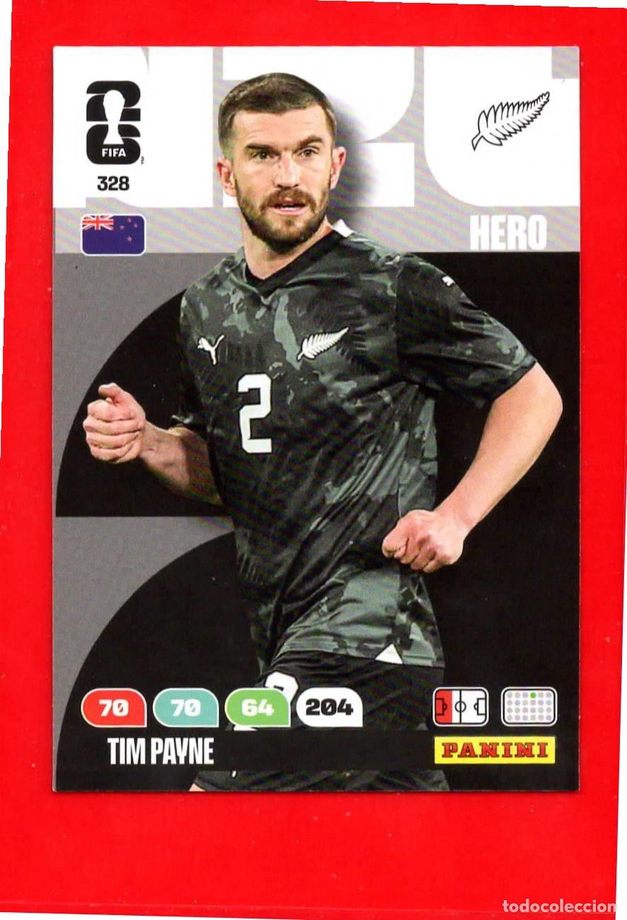 Football Stickers: 328 Tim Payne - Nueva Zelanda - World Cup Mundial 2026