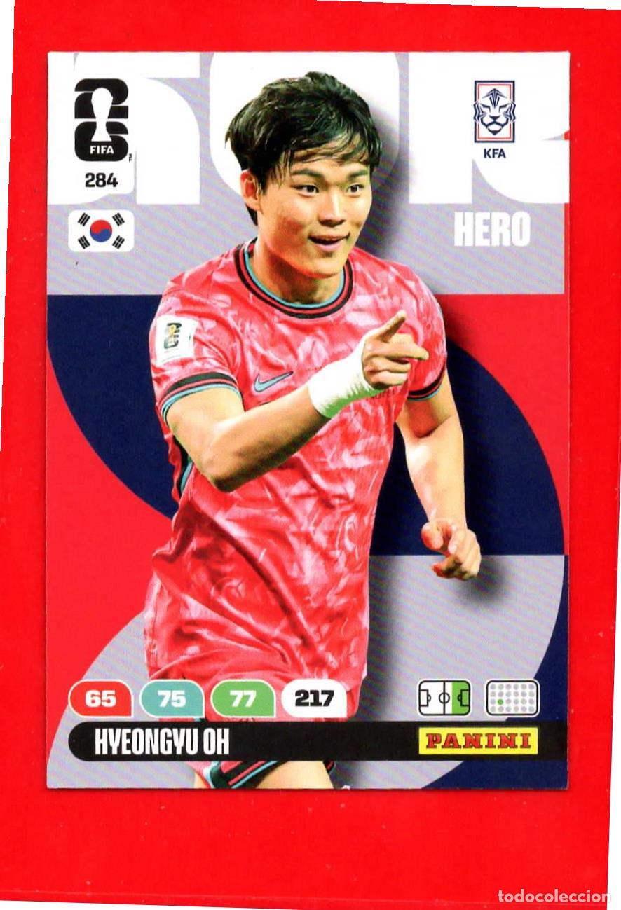 Cromos de F&uacute;tbol: 284 Hveon-gyu Oh - Corea del Sur - World Cup Mundial 2026
