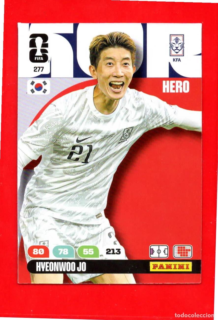 Cromos de F&uacute;tbol: 277 Hyeon-woo Jo - Corea del Sur - World Cup Mundial 2026