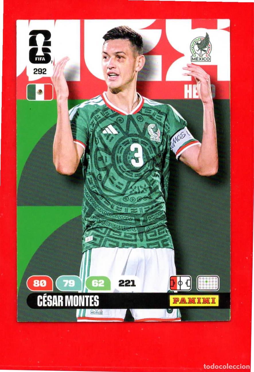 Cromos de F&uacute;tbol: 292 C&eacute;sar Montes - M&eacute;xico - World Cup Mundial 2026