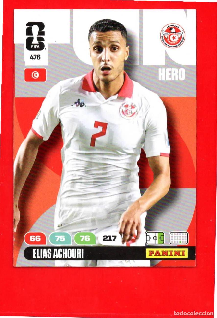 Cromos de F&uacute;tbol: 476 Elias Achouri - T&uacute;nez - World Cup Mundial 2026