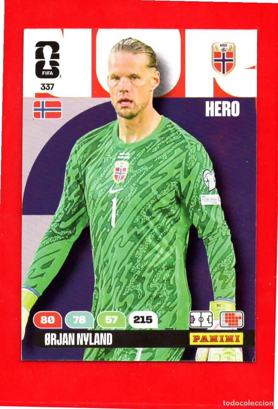 Cromos de Futebol: 337 Orjan Nyland - Noruega - World Cup Mundial 2026