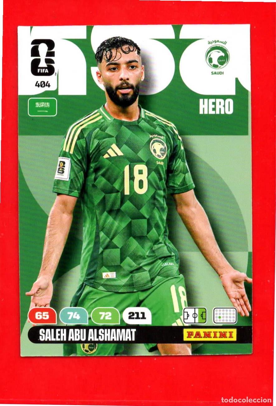 Fu&szlig;ball-Sticker: 404 Saleh Abu Alshamat - Arabia Saud&iacute; - World Cup Mundial 2026