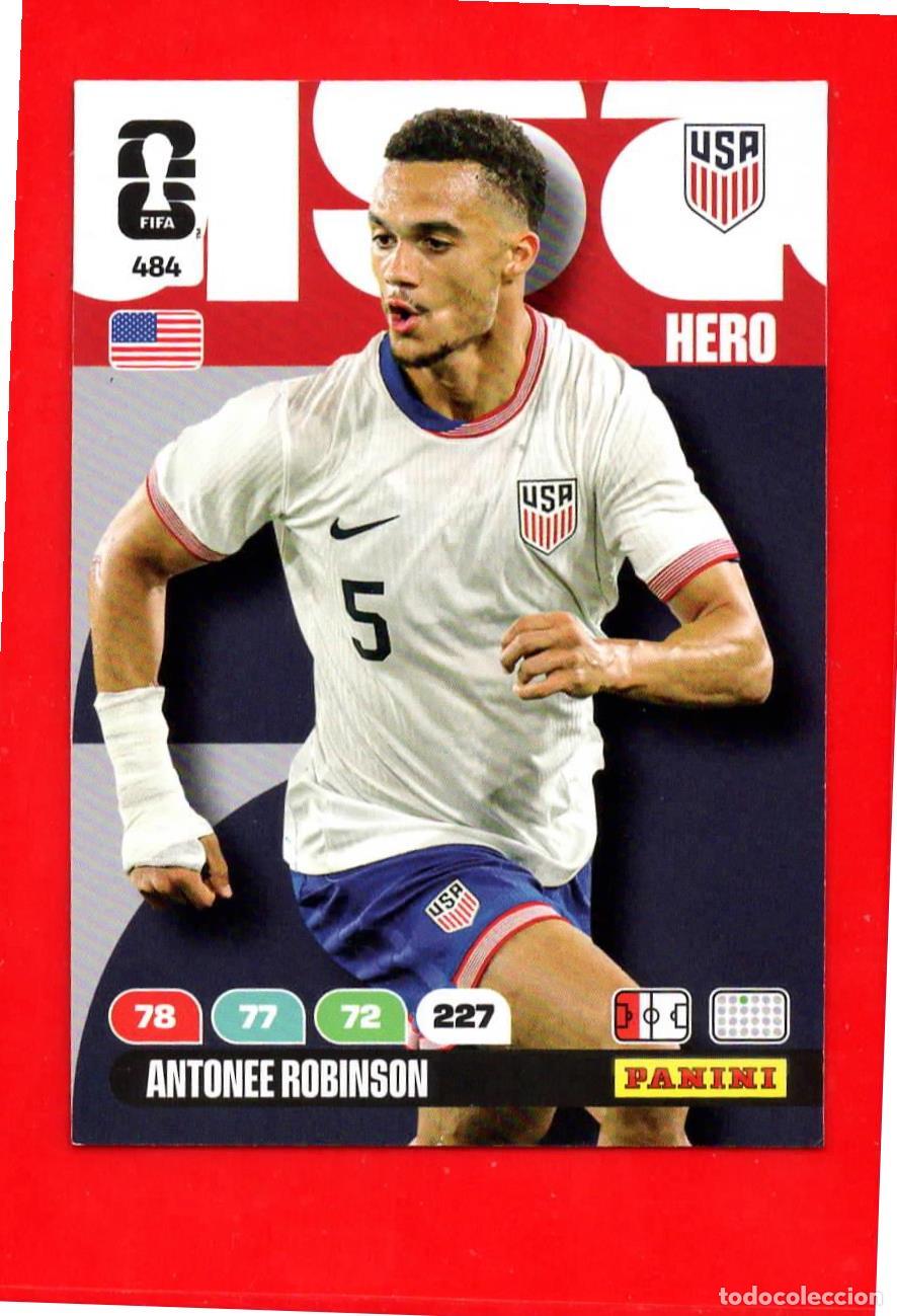 Cromos de F&uacute;tbol: 484 Antonee Robinson - Estados Unidos - World Cup Mundial 2026