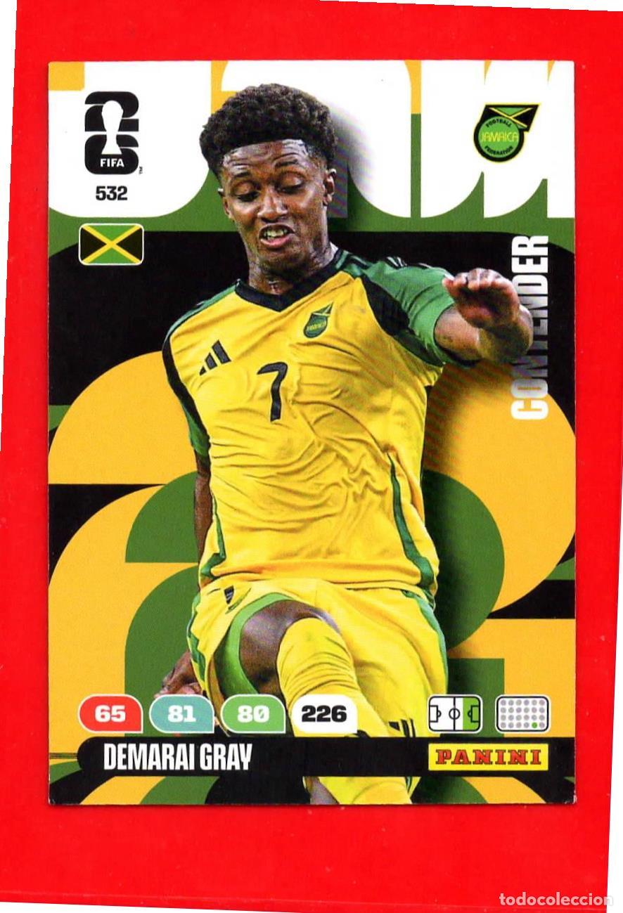 Cromos de F&uacute;tbol: 532 Demarai Gray - Jamaica - World Cup Mundial 2026