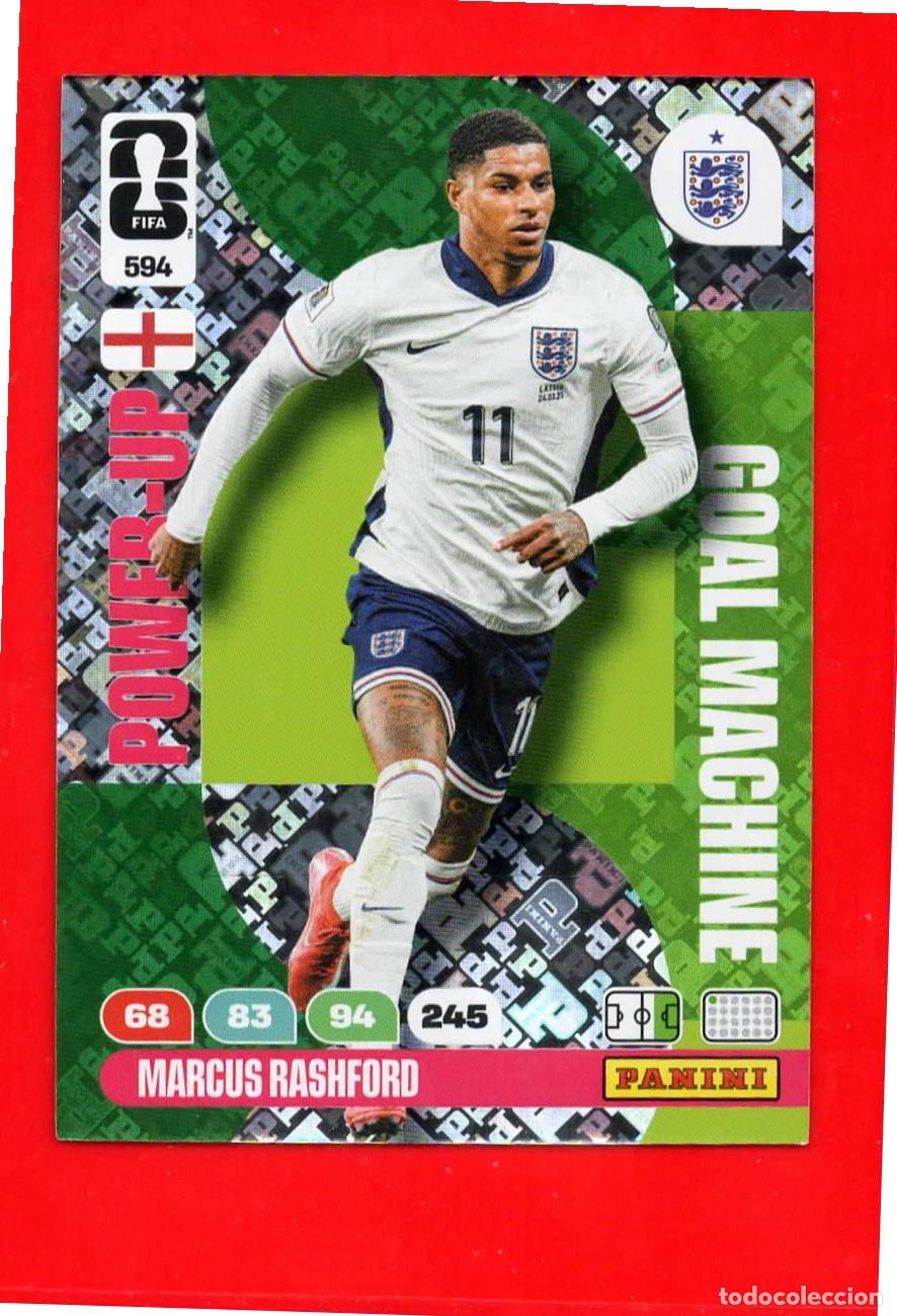 Cromos de F&uacute;tbol: 594 Marcus Rashford - Inglaterra - Goal Machine - World Cup Mundial 2026