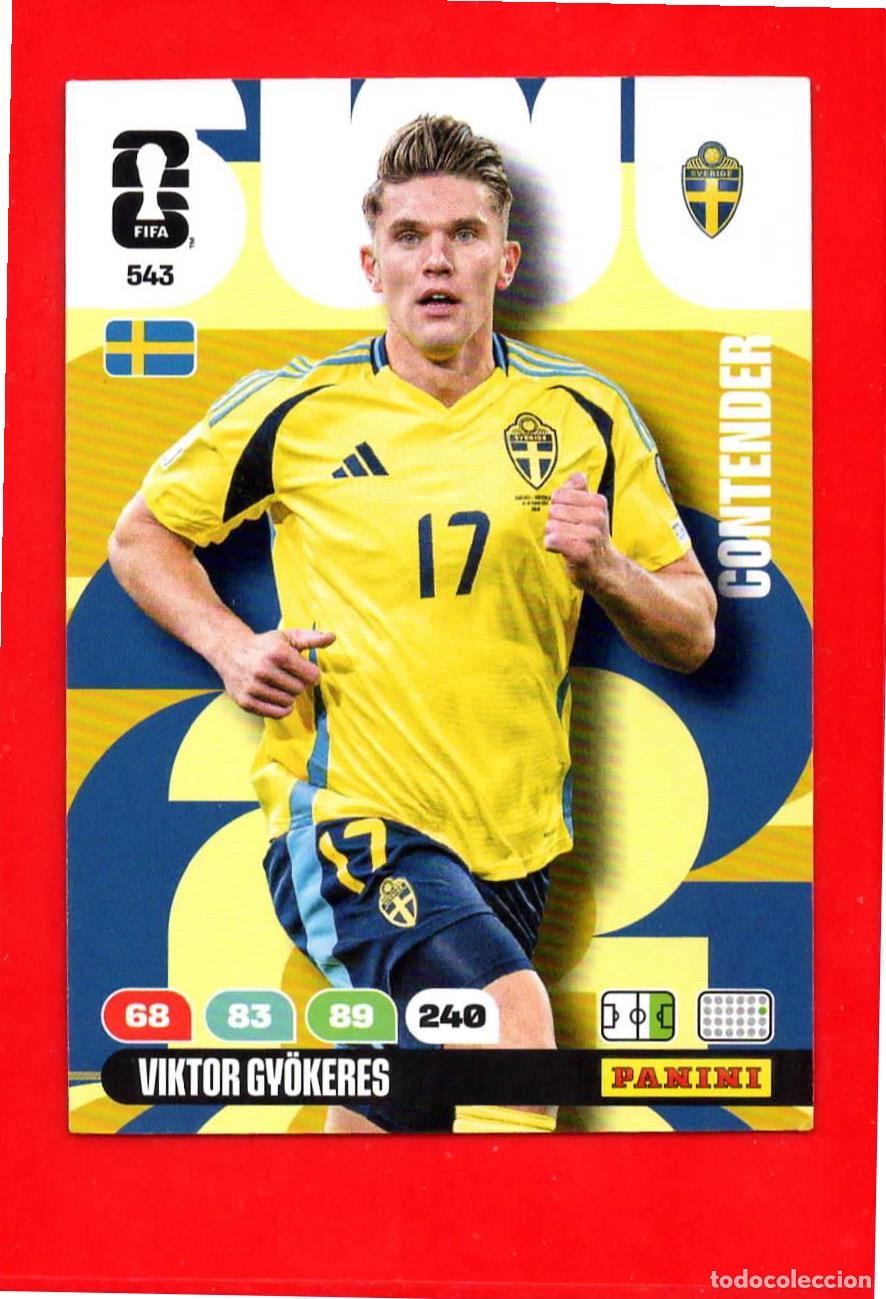 Cromos de F&uacute;tbol: 543 Viktor Gyokeres - Suecia - World Cup Mundial 2026