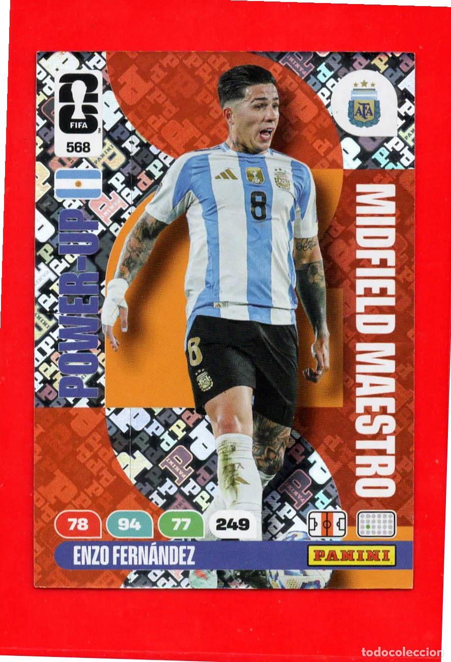 Cromos de Futebol: 568 Enzo Fern&aacute;ndez - Argentina - Midfield Maestro - World Cup Mundial 2026
