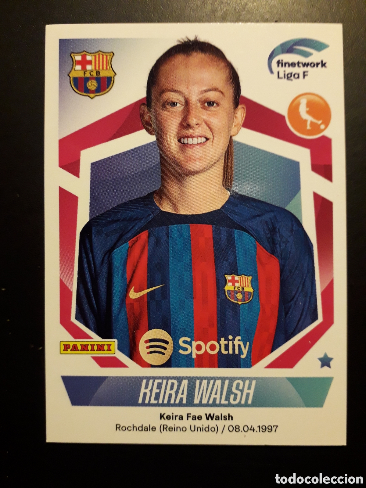 Cromos de F&uacute;tbol: KEIRA WALSH FC BARCELONA N&deg; 127 LIGA F FEMENINA 2022 2023 22 23 PANINI SIN PEGAR PEDIDO M&Iacute;NIMO 3&euro;