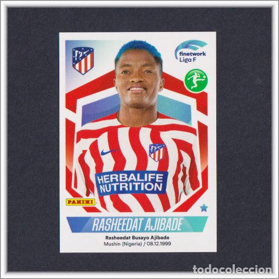 Cromos de F&uacute;tbol: LIGA F FEMENINA 2022 2023 22 23 PANINI RASHEEDAT AJIBADE 115 ATL&Eacute;TICO MADRID ALBUM COLECCI&Oacute;N - ESTE