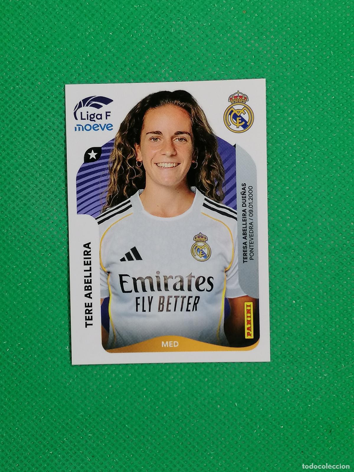 Cromos de F&uacute;tbol: 274 TERE ABELLEIRA REAL MADRID ⚽ PANINI LIGA FEMENINA F MOEVE 25 26 2025 2026 ⚽