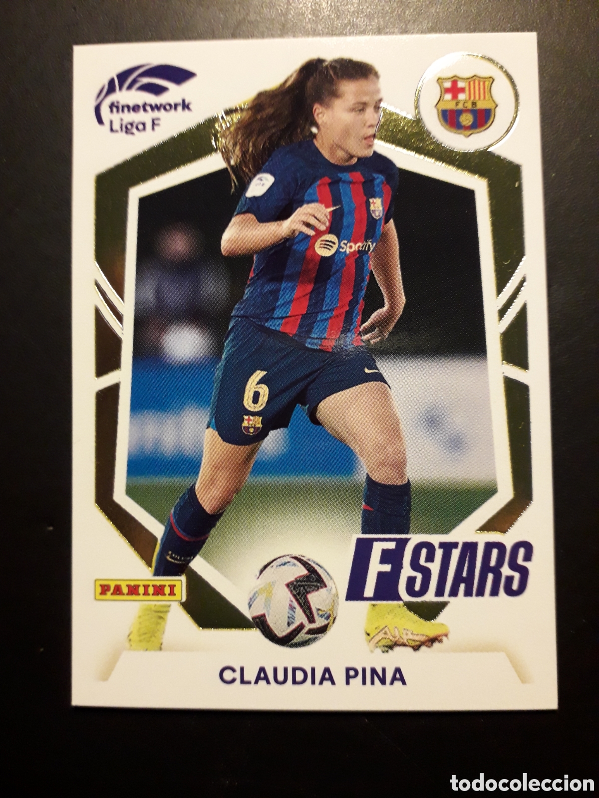 Fu&szlig;ball-Sticker: CLAUDIA PINA FC BARCELONA N&deg; 332 STARS LIGA F FEMENINA 2022 2023 22 23 PANINI PEDIDO M&Iacute;NIMO 3&euro;