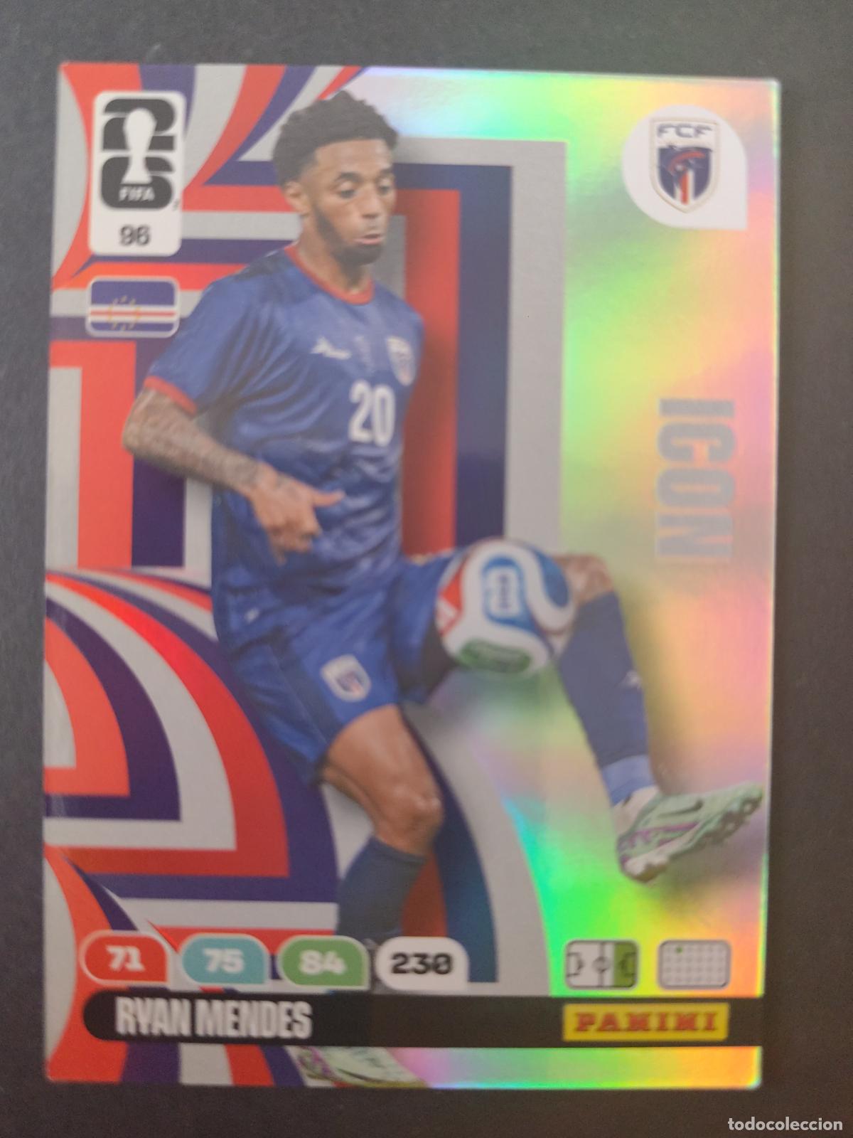 Fu&szlig;ball-Sticker: 96 RYAN MENDES ICON CABO VERDE ADRENALYN MUNDIAL FIFA WORLD CUP 2026 PANINI