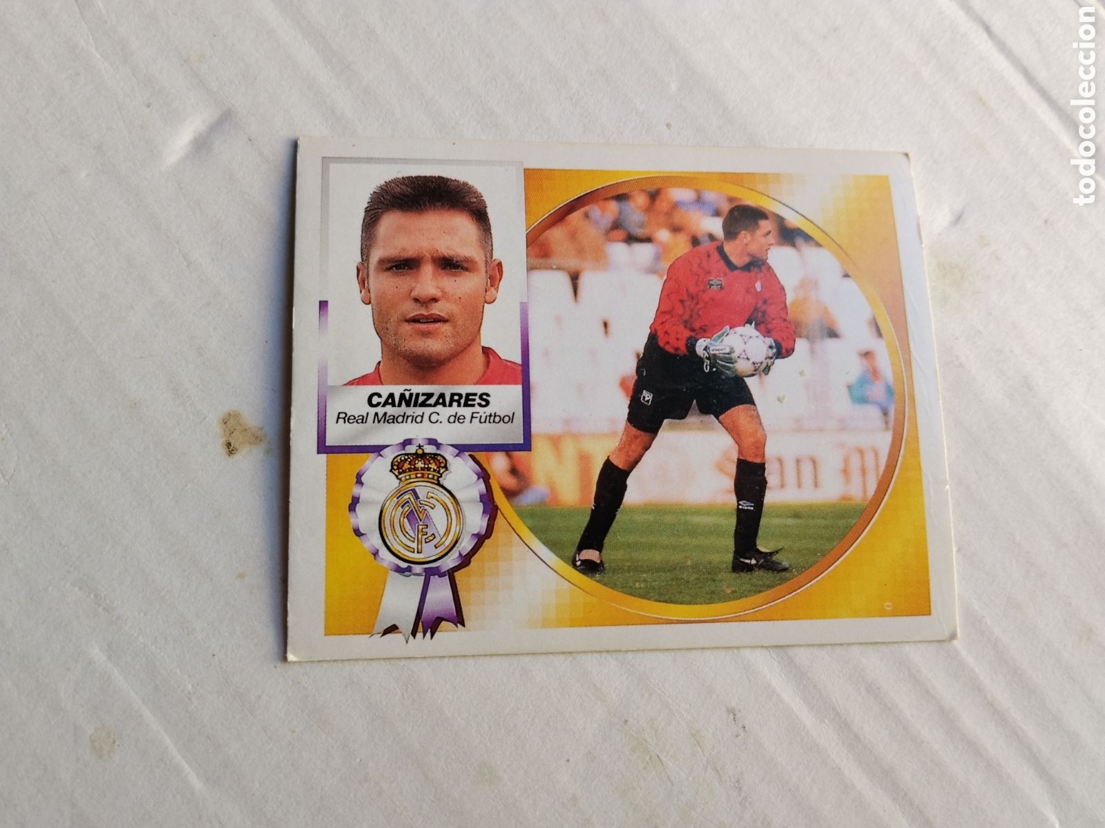 Cromos de Futebol: ED. ESTE 1994 95 ( 94-95 ) CA&Ntilde;IZARES - REAL MADRID CF ( NUEVO SIN PEGAR ) VERSI&Oacute;N 1