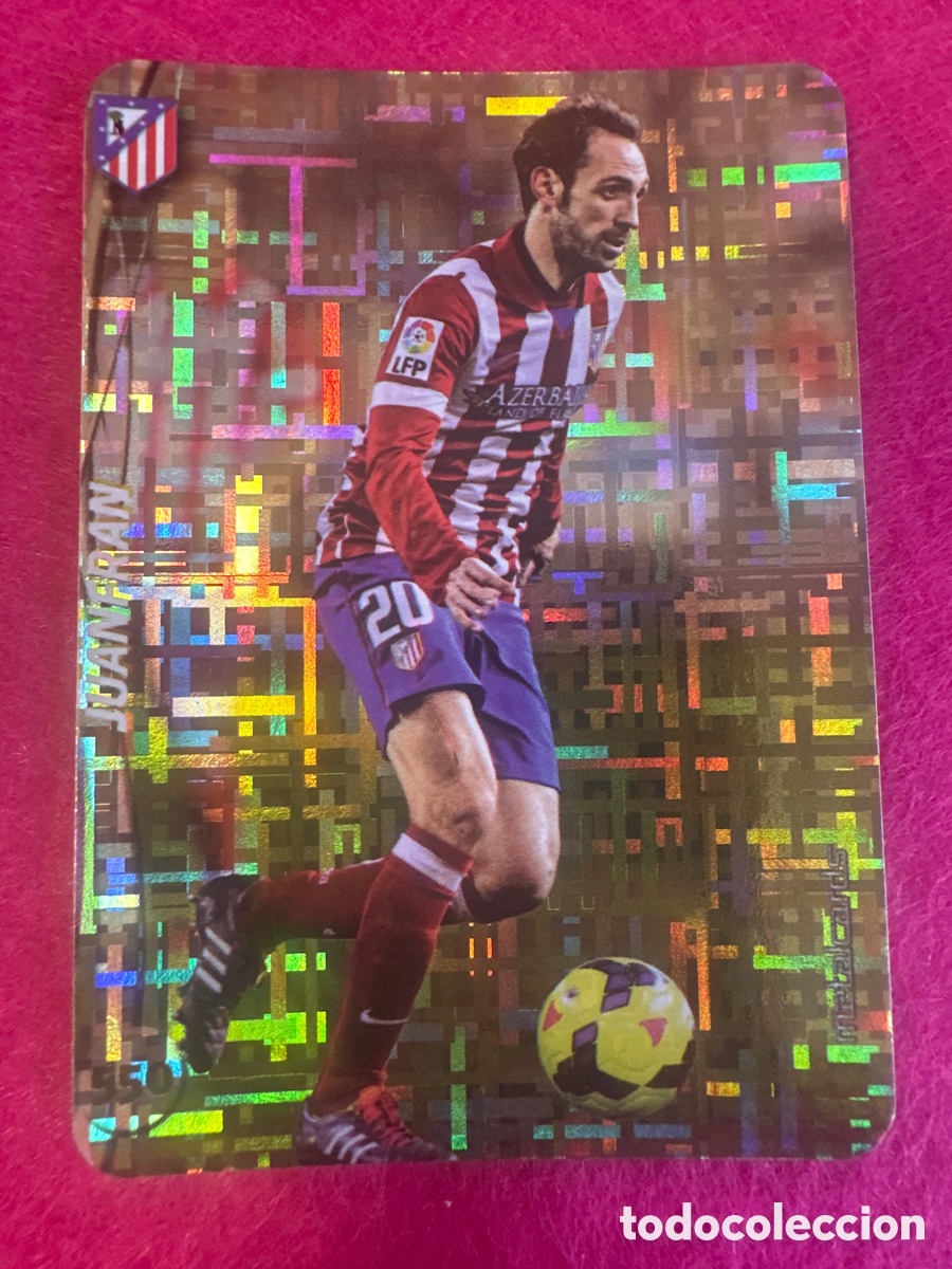 Cromos de Futebol: 550 JUANFRAN (AT.MADRID) TOP VERSI&Oacute;N TETRIS MUNDICROMO 2015 14 15 METALCARD