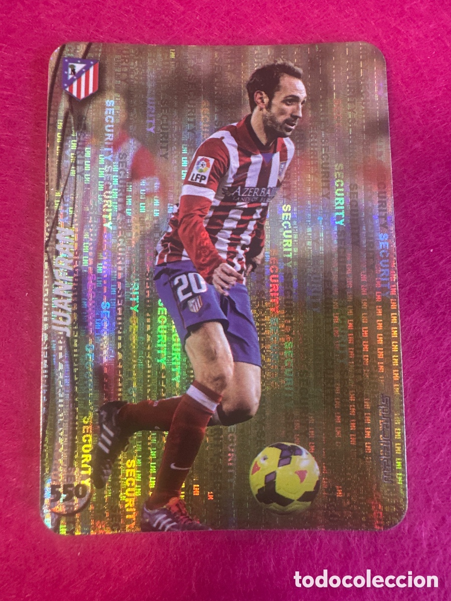 Cromos de F&uacute;tbol: 550 JUANFRAN (AT.MADRID) TOP VERSI&Oacute;N SECURITY MUNDICROMO 2015 14 15 METALCARD