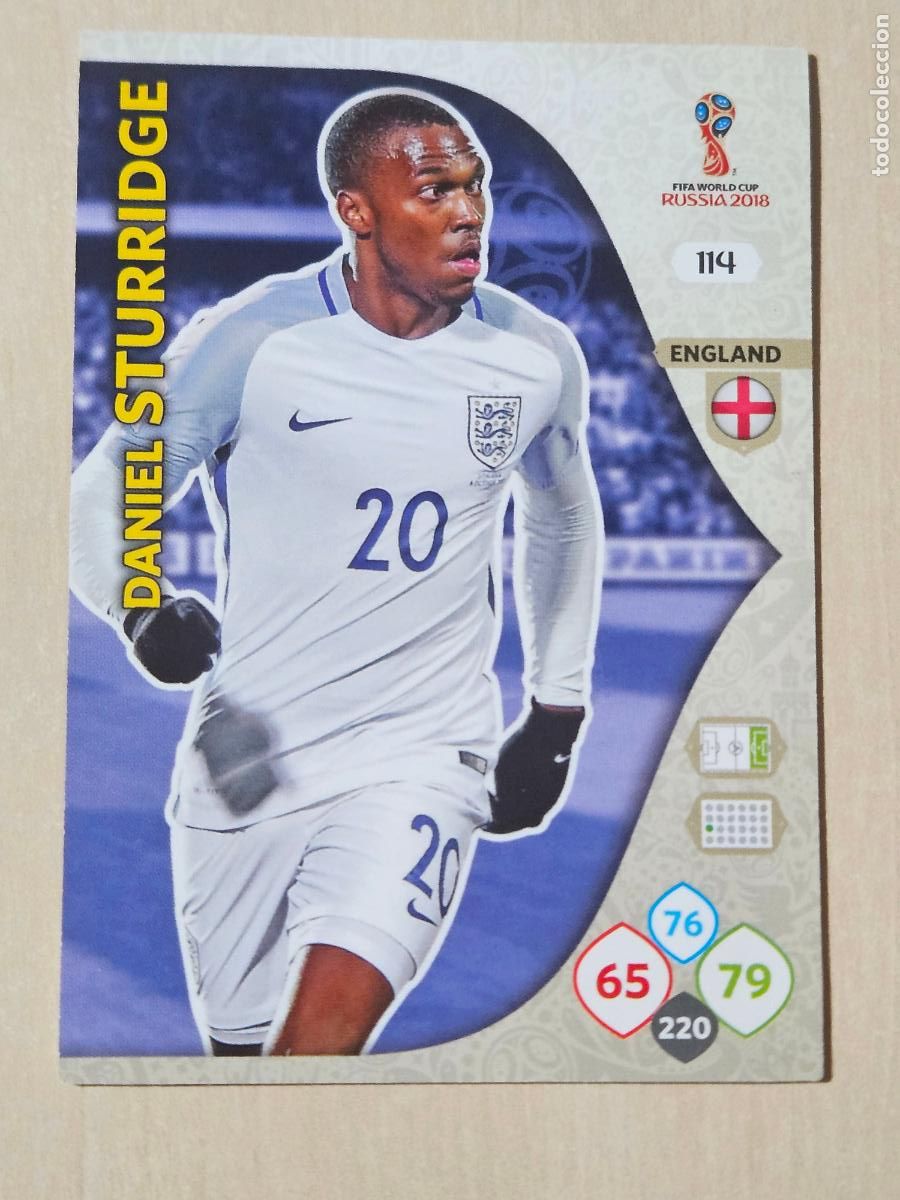 Fu&szlig;ball-Sticker: N&ordm; 114 STURRIDGE - ADRENALYN 2018 MUNDIAL RUSIA - CROMO FICHA - INGLATERRA