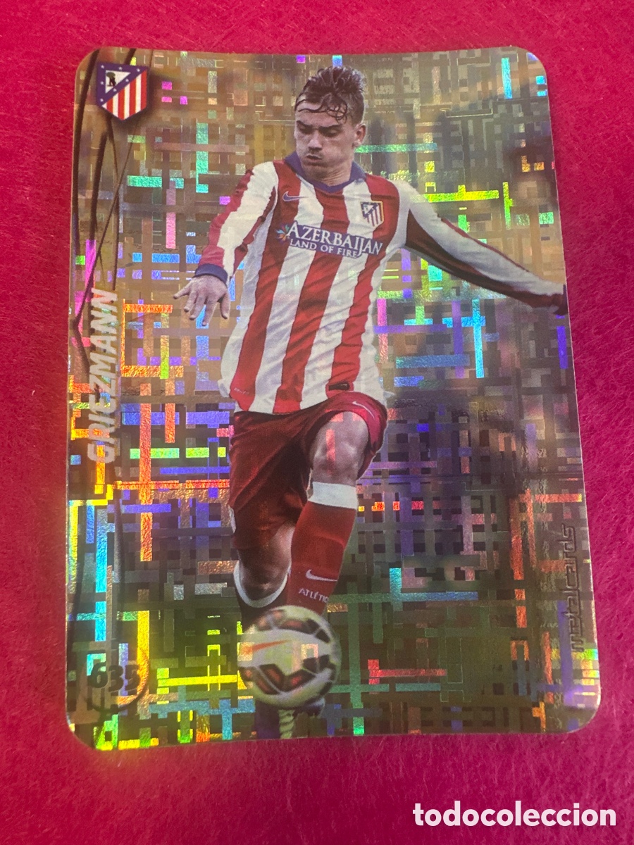 Cartes &agrave; collectionner de Football: 635 GRIEZMANN (AT.MADRID) TOP VERSI&Oacute;N TETRIS MUNDICROMO 2015 14 15 METALCARD