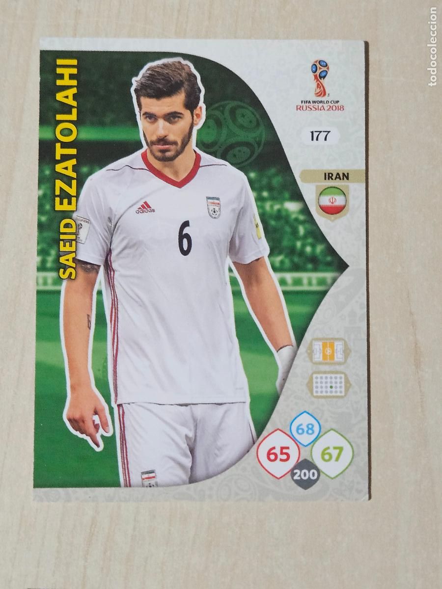 Cromos de F&uacute;tbol: N&ordm; 177 SAEID EZATOLAHI - ADRENALYN 2018 MUNDIAL RUSIA - CROMO FICHA - IRAN