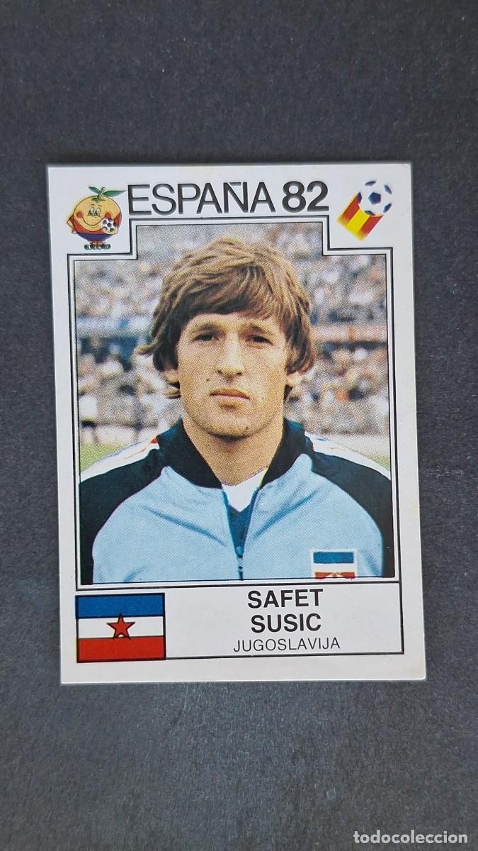 Cromos de F&uacute;tbol: L2 SAFET SUSIC SELECCION YUGOSLAVIA 325 MUNDIAL ESPA&Ntilde;A 1982 82 PANINI NUNCA PEGADO SIN PEGAR