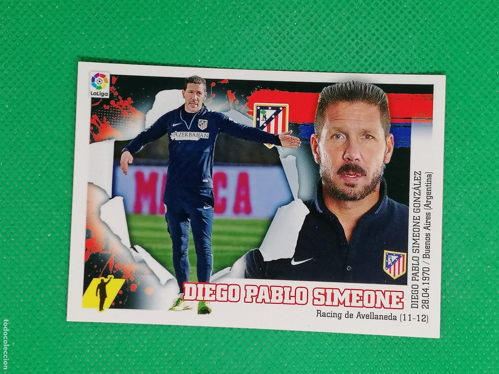 Cromos de F&uacute;tbol: 2 DIEGO PABLO SIMEONE ATLETICO DE MADRID ⚽ PANINI LIGA ESTE 15 16 2015 2016 ⚽